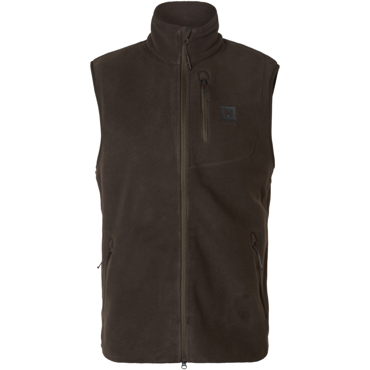 2025 Harkila Heren Aspire Fleece Vest 1062800440 - Shadow Brown